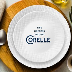 Alternative view of Corelle Linen Weave 18-piece Dinnerware Set, Service for 6