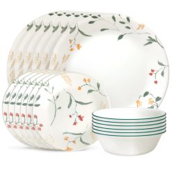 Corelle Wildflower Scatter 18-piece Dinnerware Set, Service for 6