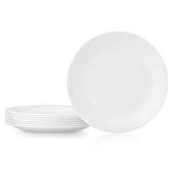 Corelle Winter Frost White 10.25 Dinner Plates, 8-pack