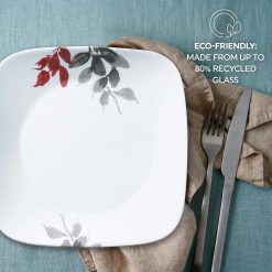Alternative view of Corelle Kyoto Leaves 16-piece Dinnerware Set, Service for 4