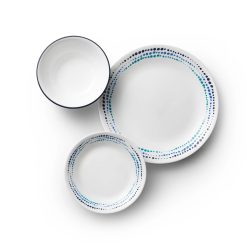 Corelle Ocean Blues 18-piece Dinnerware Set, Service for 6