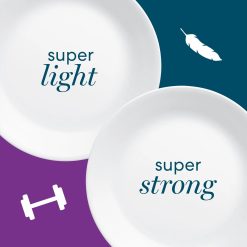 Alternative view of Corelle Winter Frost White 50-piece Dinnerware Set, Service for 8, EXCLUSIVE
