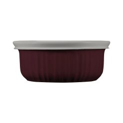 CorningWare French Colors 16-ounce Baking Dish with Lid, Cabernet
