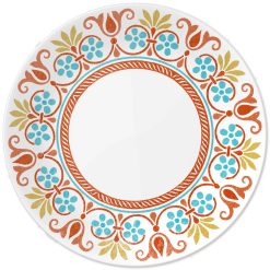 Corelle Global Collection Terracotta Dreams 10.25 Dinner Plates, 4-pack