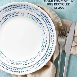 Alternative view of Corelle Ocean Blues 12-piece Dinnerware Set, Service for 4
