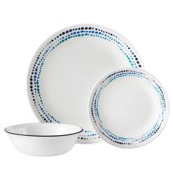 Corelle Ocean Blues 12-piece Dinnerware Set, Service for 4