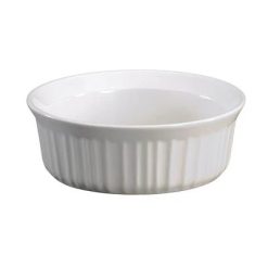 CorningWare French White 24-ounce Casserole Dish