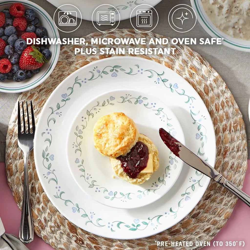 Corelle Country Cottage 16-piece Mugless Dinnerware Set, Service for 4 - Image 5