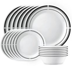 Corelle Brasserie 18-piece Dinnerware Set, Service for 6