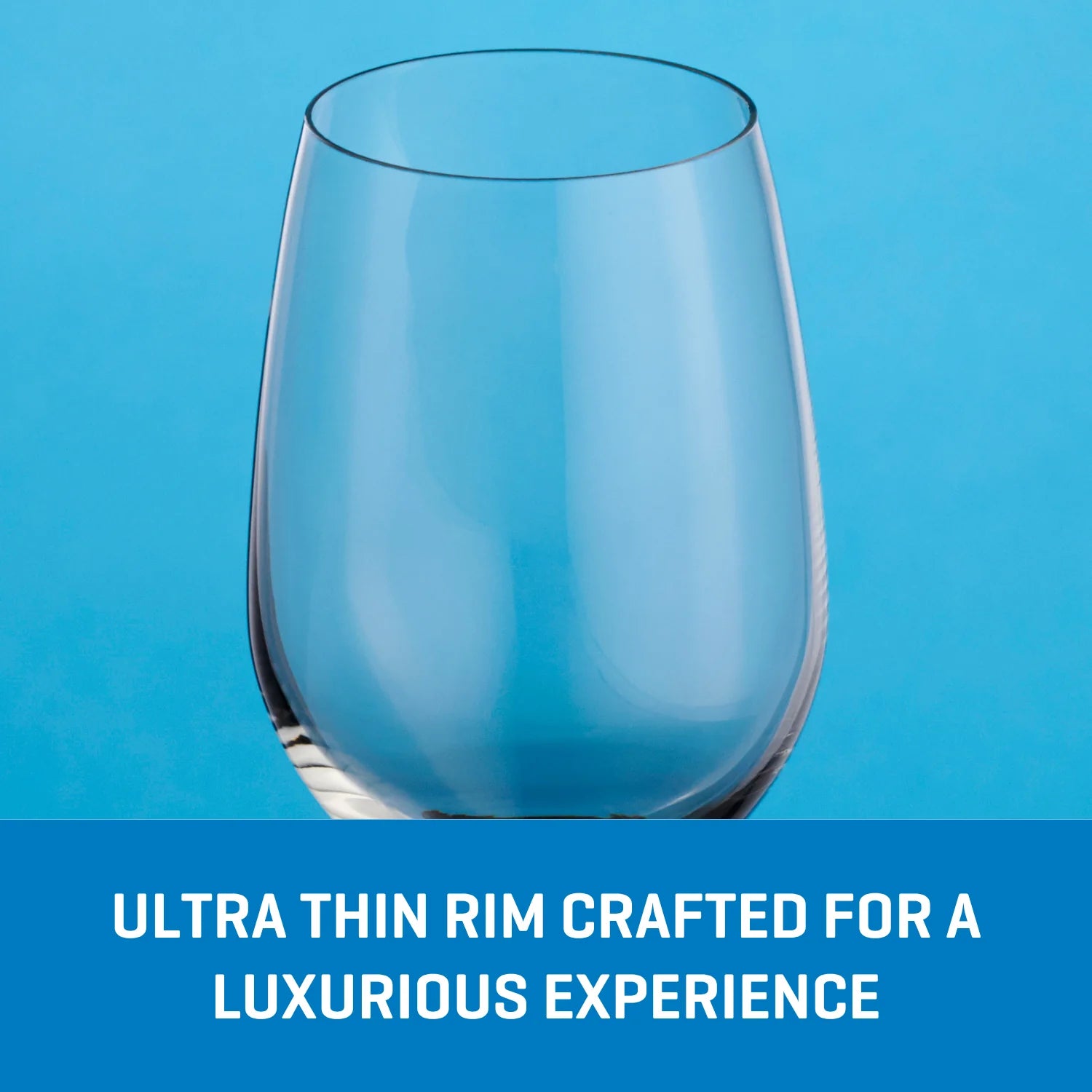 Ocean Glass Matera White Wine Glasses (4-Pieces), 14-ounce, dishwasher safe - Image 4
