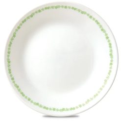 Corelle Spring Blossom Green 6.75 Appetizer Plate