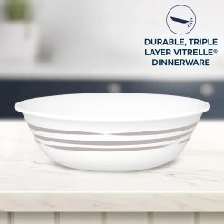 Alternative view of Corelle Brushed Silver 18-ounce Cereal Bowl
