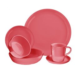 CorningWare 6-piece Vermilion Dinnerware Set , Service for 1