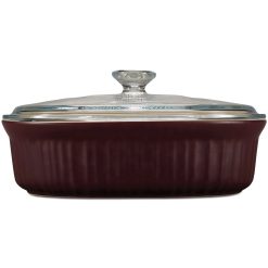 CorningWare French Colors 2.5-quart Oval Baking Dish, Cabernet