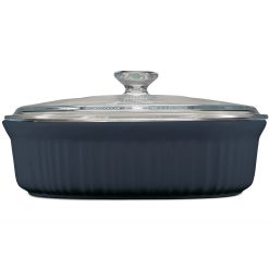 CorningWare French Colors 2.5-quart Oval Baking Dish, Navy