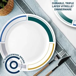 Alternative view of Corelle Color Block 10.25 Dinner Plate