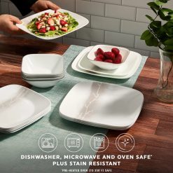 Alternative view of Corelle Wandering Groves 12-piece Dinnerware Set, Service for 4
