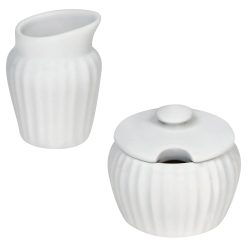 CorningWare French White Cream & Sugar Set