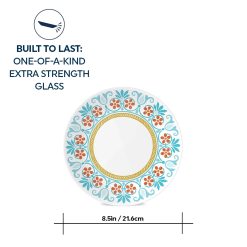 Alternative view of Corelle Global Collection Terracotta Dreams 8.5 Salad Plate