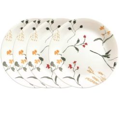 Corelle Wildflower Scatter 8.5 Salad Plate- 4 Pack