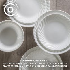 Alternative view of Corelle Enhancements 10.25 Glass Dinner Plate