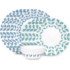 Corelle Global Collection Northern Pines 12-piece Dinnerware Set, Service for 4
