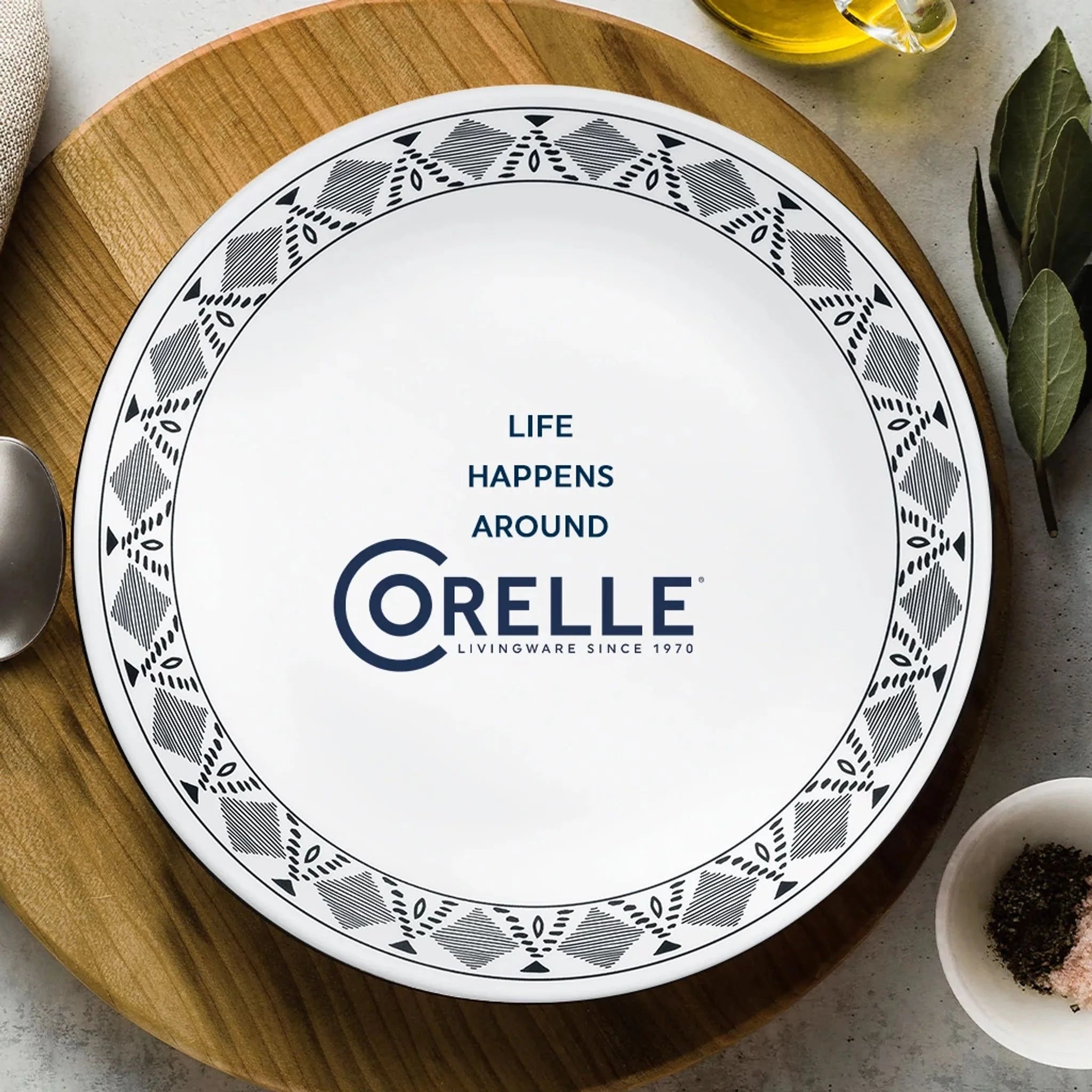 Corelle Cusco 16-piece Mugless Dinnerware Set, Service for 4 - Image 2