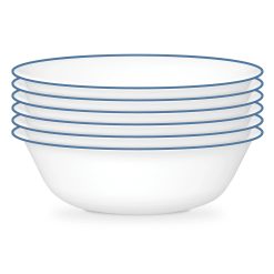 Corelle Botanical Stripes 18-ounce Cereal Bowls, 6-pack