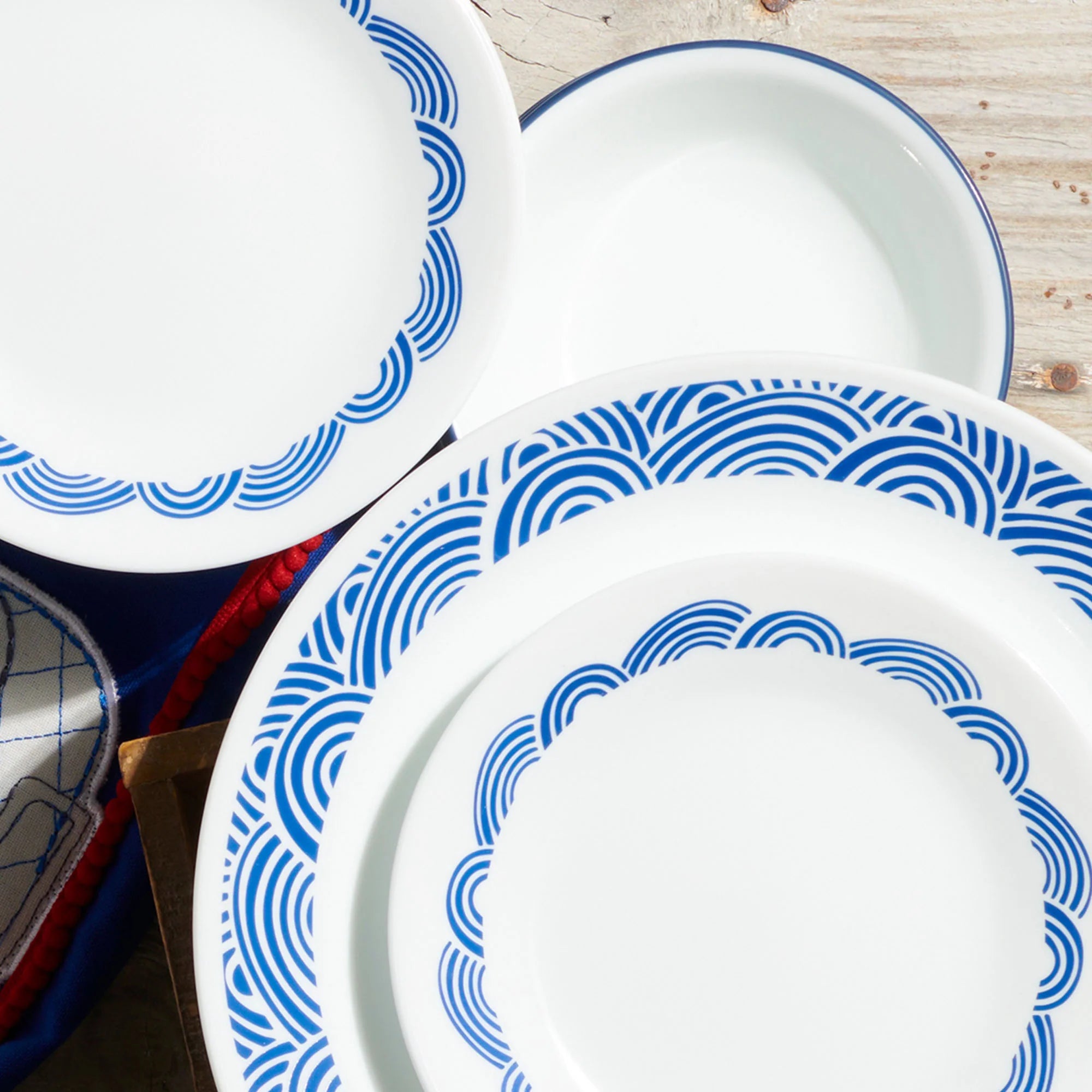 Corelle Rolling Waves 18-piece Dinnerware Set, Service for 6 - Image 7