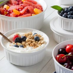 Alternative view of CorningWare French White 10-piece Round Bakeware Set