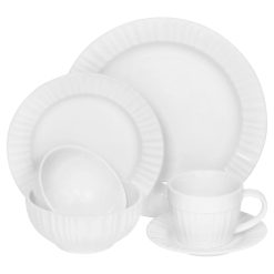 CorningWare French White 6-piece Dinnerware Set , Service for 1