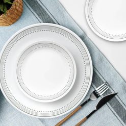 Alternative view of Corelle Mystic Gray 12-piece Dinnerware Set, Service for 4