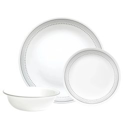 Corelle Mystic Gray 12-piece Dinnerware Set, Service for 4