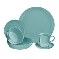 CorningWare 6-piece Pool Blue Dinnerware Set , Service for 1