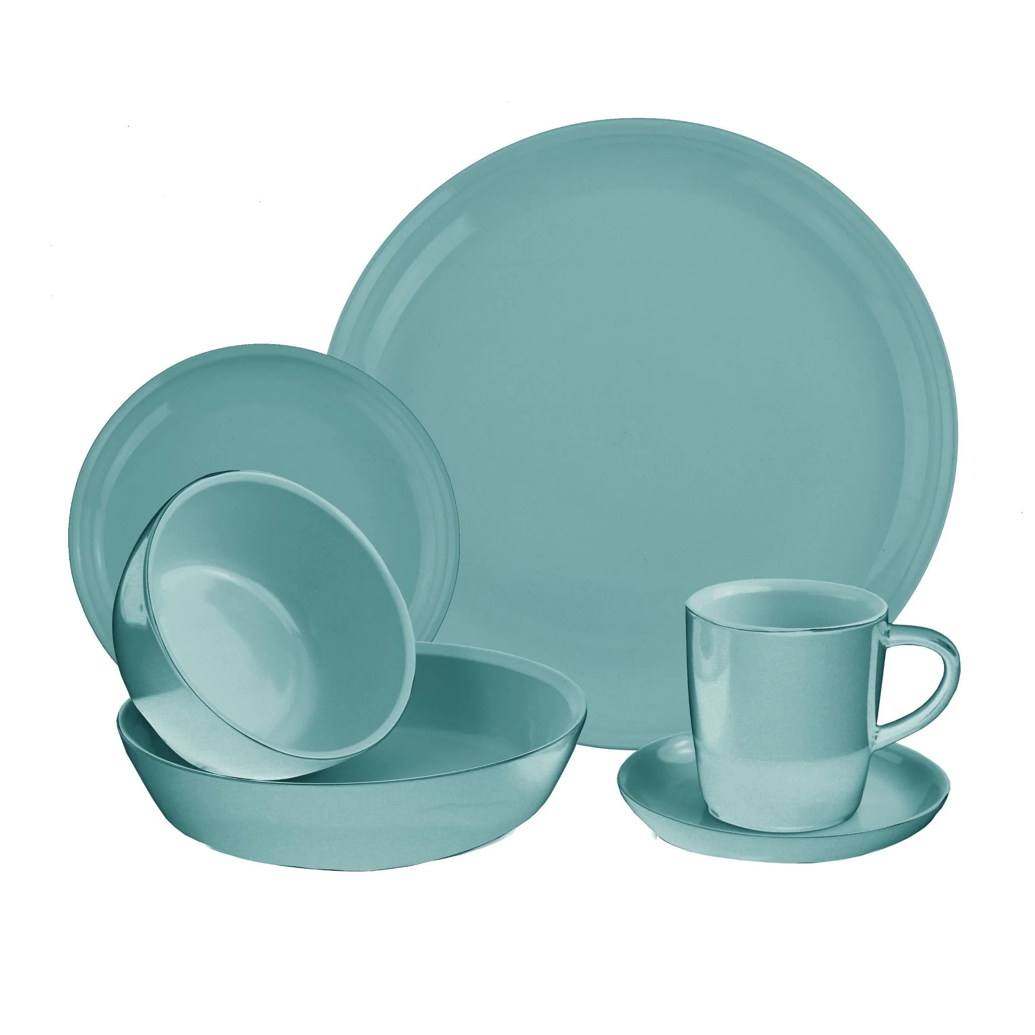 CorningWare 6-piece Pool Blue Dinnerware Set , Service for 1