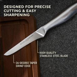 Alternative view of Chicago Cutlery Insignia Steel 3-piece Knife Set