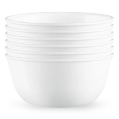 Corelle Winter Frost White 28-ounce Large Soup Bowls, 6-pack