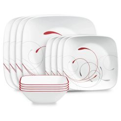 Corelle Square Splendor 12-piece Dinnerware Set, Service for 4