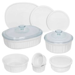 CorningWare French White 12-piece Bakeware Set
