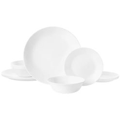 Corelle Winter Frost White 12-piece Dinnerware Set, Service for 4