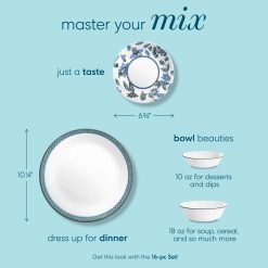 Alternative view of Corelle Veranda 16-piece Dinnerware Set, Service for 4