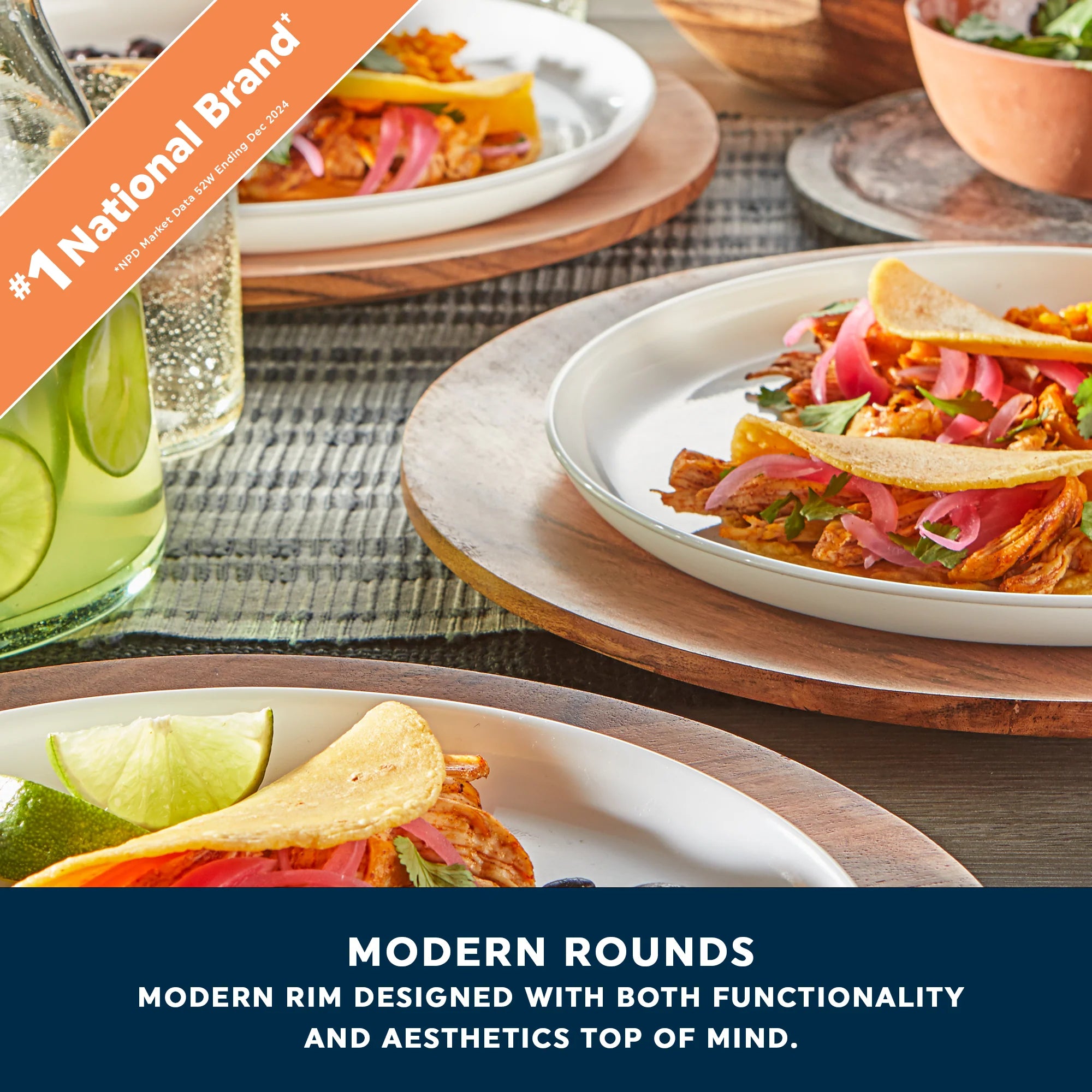 Corelle Modern Rounds 12pc Set, Service for 4 - Image 3
