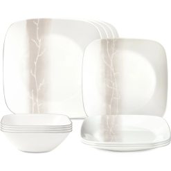 Corelle Wandering Groves 12-piece Dinnerware Set, Service for 4