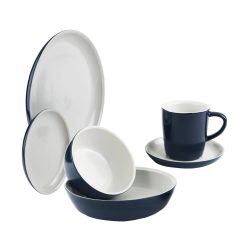 CorningWare 6-piece Midnight Blue Dinnerware Set , Service for 1