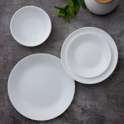 Alternative view of Corelle Winter Frost White 10.5 Dinner Plates, 4-pack