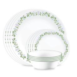 Corelle Bryndle 12-Piece Glass Dinnerware Set, Service for 4