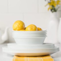 Alternative view of Corelle Winter Frost White 18-piece Dinnerware Set, Service for 6