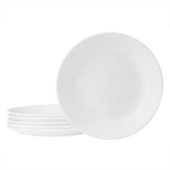 Corelle Winter Frost White 6.75 Appetizer Plates, 6-pack