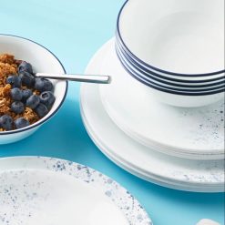 Alternative view of Corelle Indigo Speckle 18-piece Dinnerware Set, Service for 6