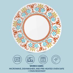 Alternative view of Corelle Global Collection Terracotta Dreams 10.25 Dinner Plate